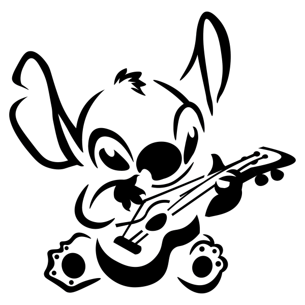 Стич чб