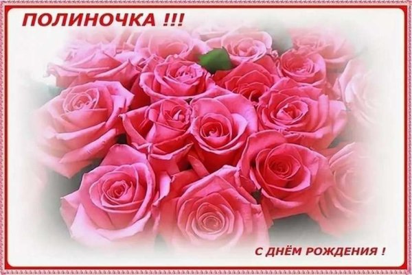 С днём рождения Полина