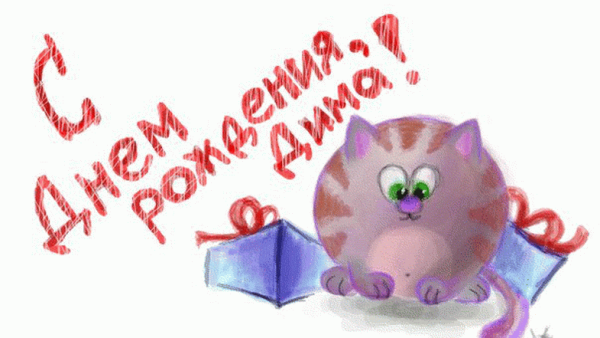 С днём рождения Дима