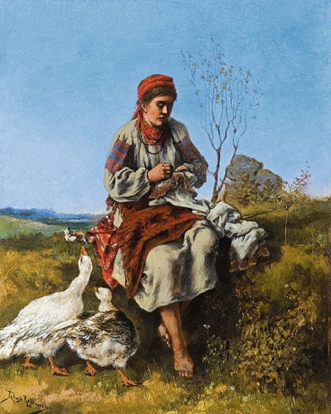Женщина пастух
