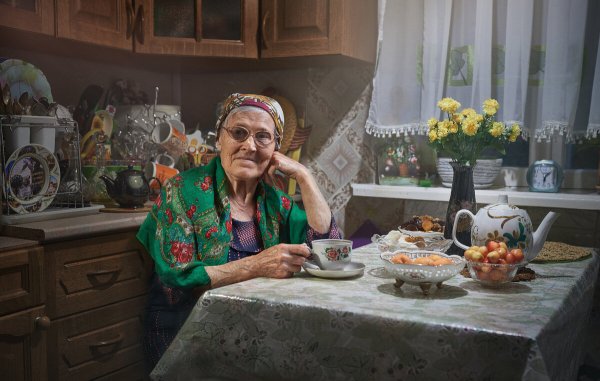 Чаепитие у бабушки
