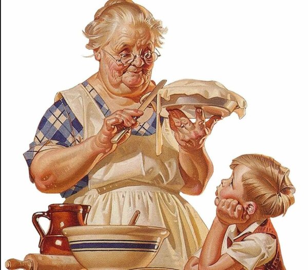 Картинки бабушка и внучата (50 фото)