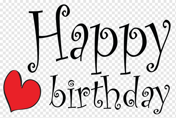 Happy Birthday надпись