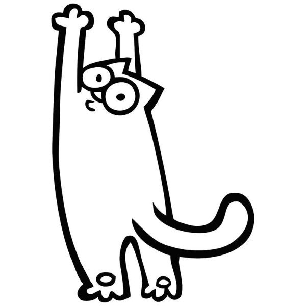 Наклейка - кот