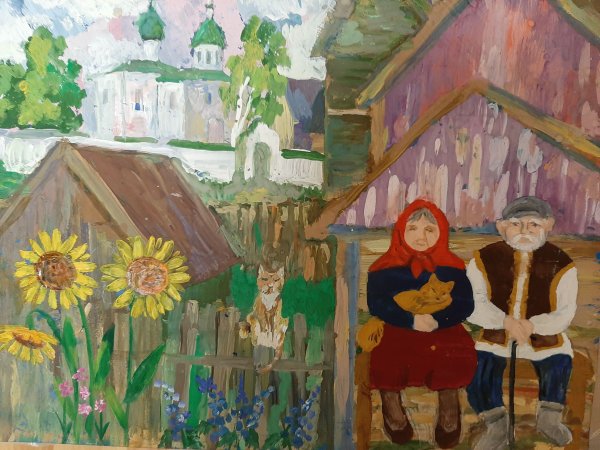 Конкурс рисунков ко Дню пожилого человека