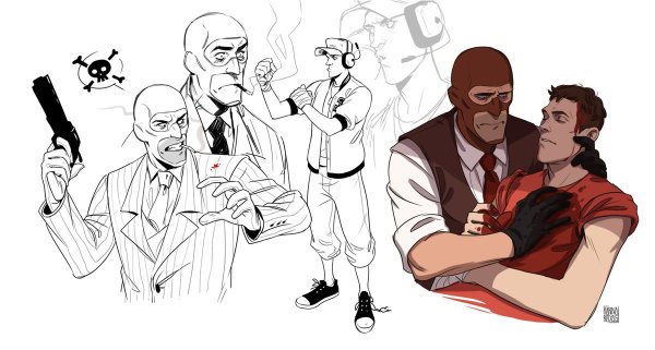 Tf2 Spy and Scout