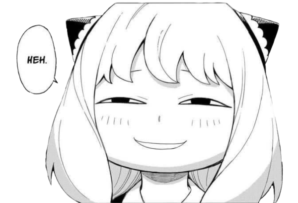 Аниме smug face Anya