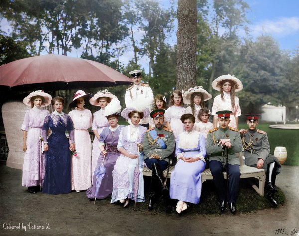 Царская семья Романовых 1912