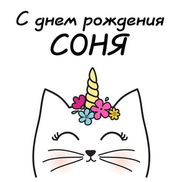 С днём рождения Соня