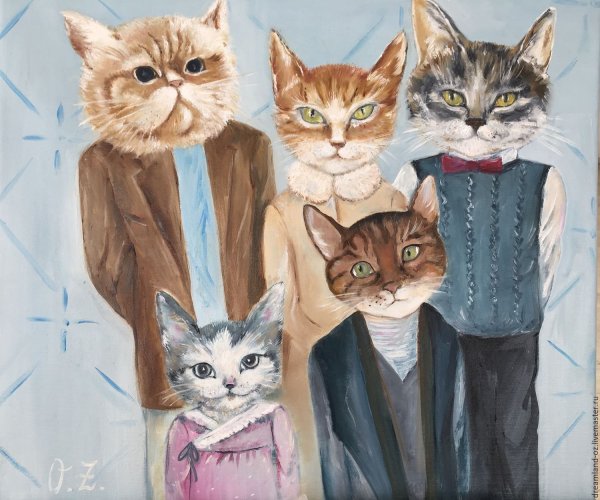 Семья котов