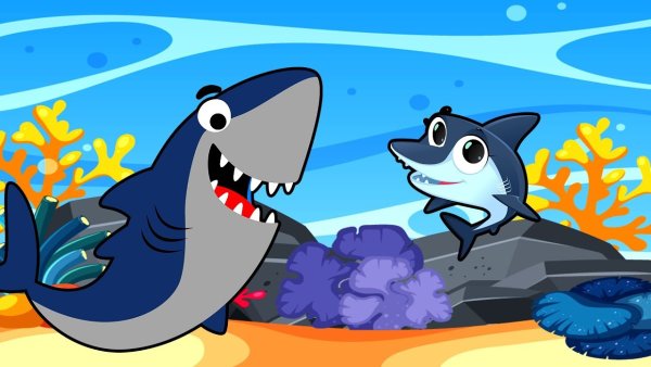 Акуленок туруру мультфильм
