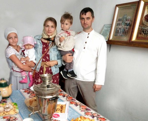 Православная многодетная семья