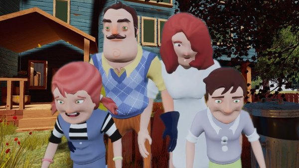 Hello Neighbor семья соседа