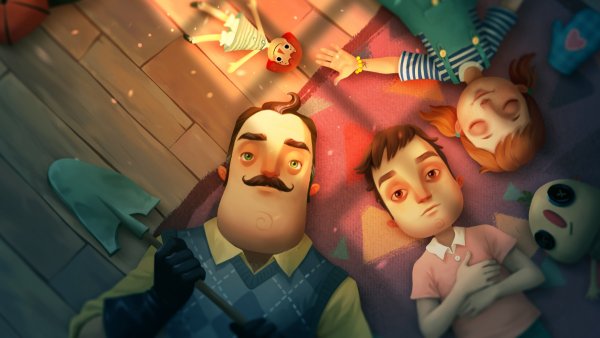 Игра ПРЯТКИ привет сосед ПРЯТКИ привет сосед