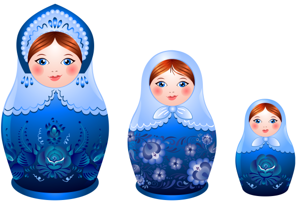 Матрешки для печати