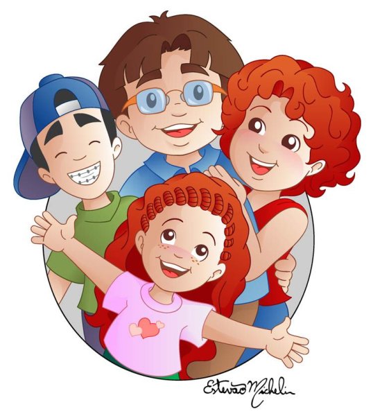 Семья мультяшные