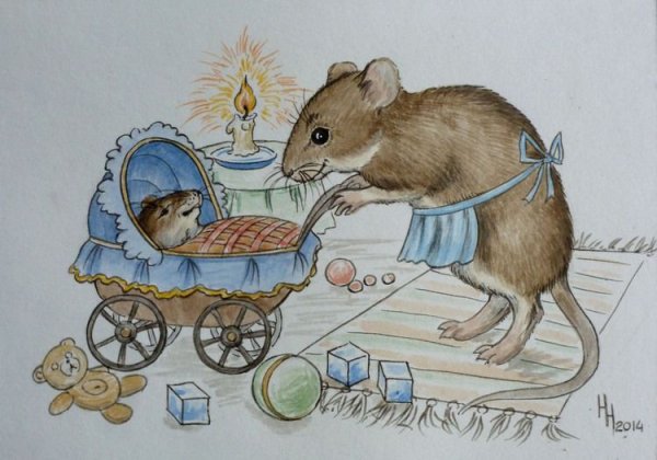 Мышонок в люльке