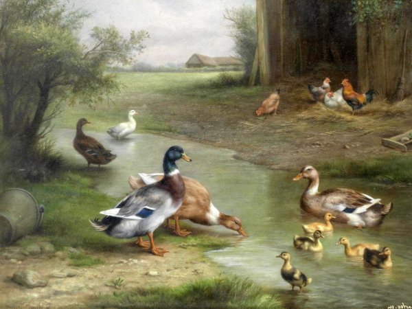 Художник Эдгар Хант картины утки