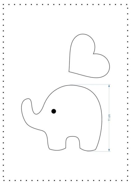 Игрушки из фетра выкройки