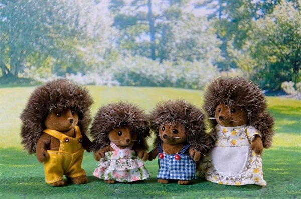 Набор Sylvanian Families "семья ежиков" (4018)