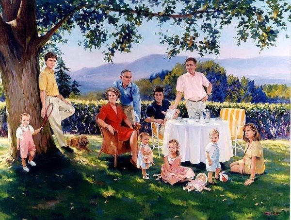 Семья в современной живописи