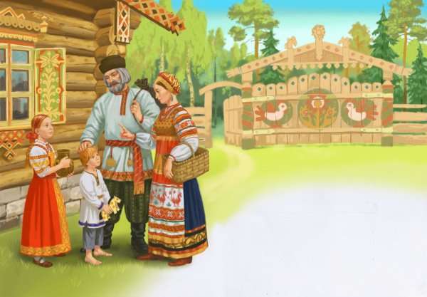 Русские народные сказки. Гуси-лебеди