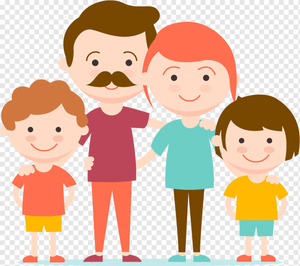 Родители и дети мультяшные