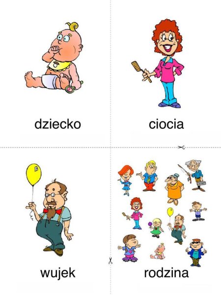 Family карточки для детей
