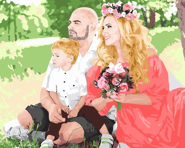 Собственный портрет по номерам