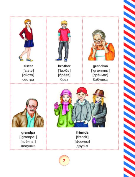 Английский словарь для малышей в картинках