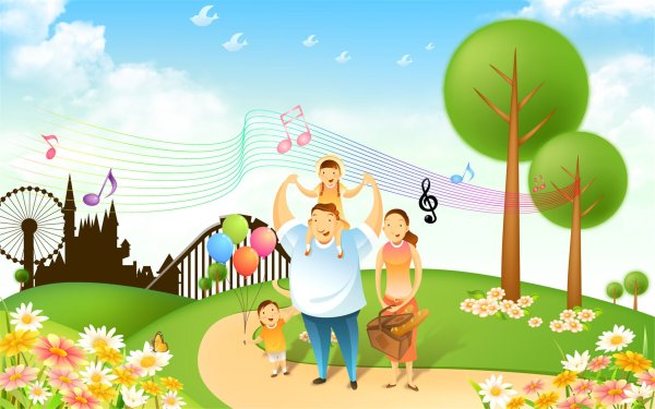 Летний фон для афиши