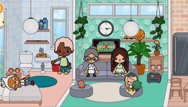Toca World Life семья