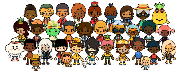 Toca Life World персонажи