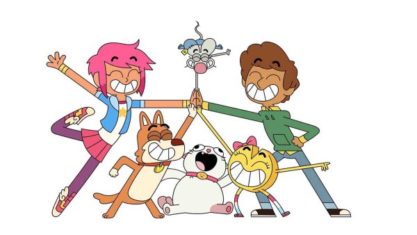 Boy girl Dog Cat Mouse Cheese мультсериал