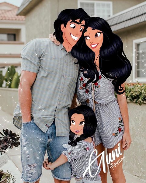 Guunii Disney иллюстрации