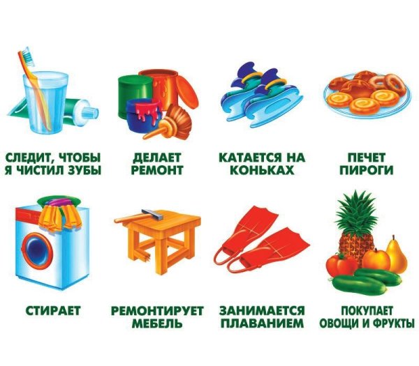 Дидактические игры о семье для дошкольников