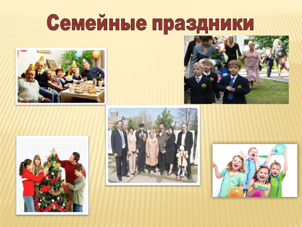 Семейные традиции празднование праздников