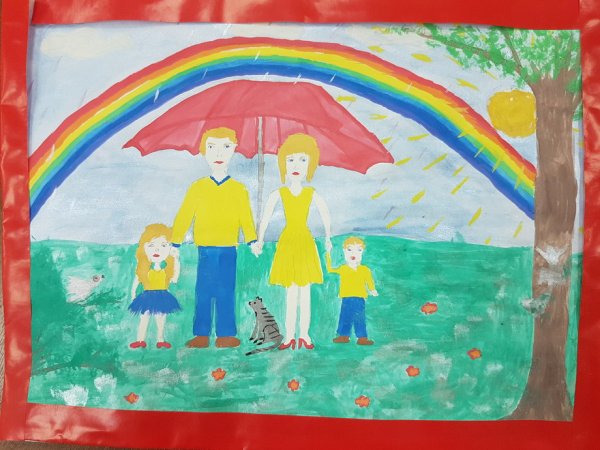 Рисунок моя Родина