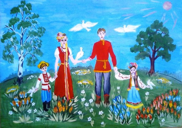 Россия дружная семья