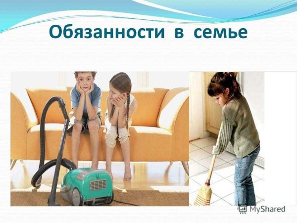 Трудовые обязанности в семье