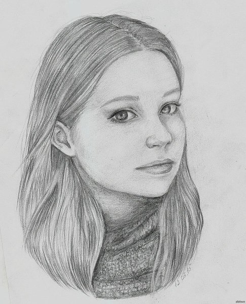 Зарисовки лица человека