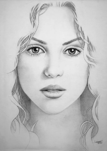 Рисование портрета карандашом