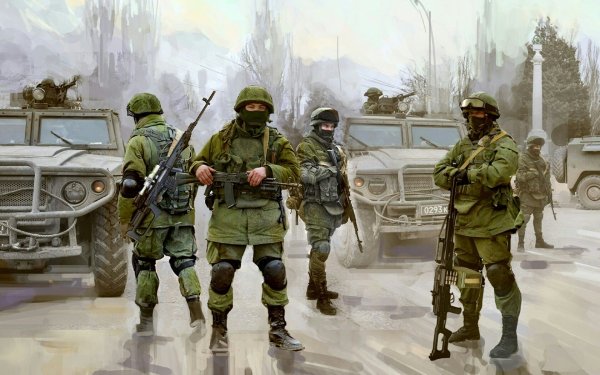 Звезда 3665 Российская пехота "вежливые люди" 1:35