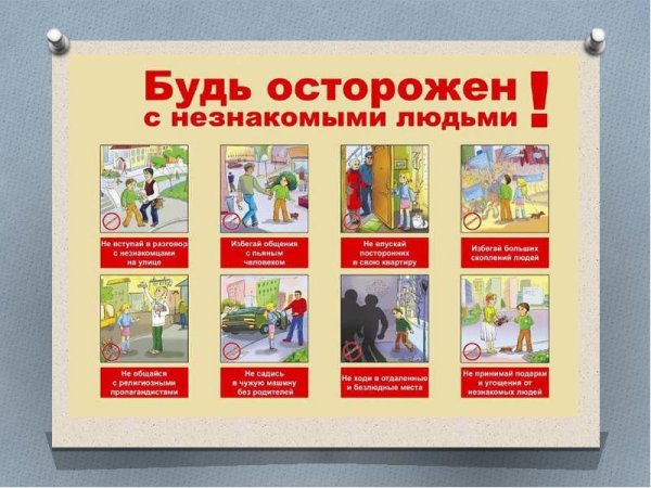 Правила поведения сненакомыми людьми