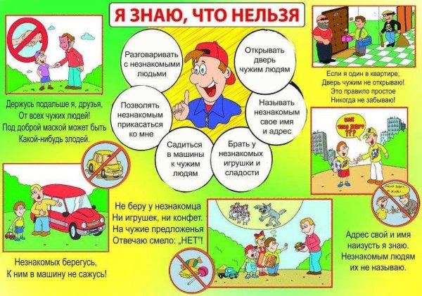 Памятка поведения с незнакомцами