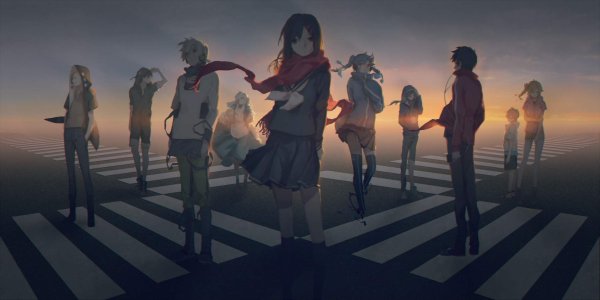 Аниме люди в жизни