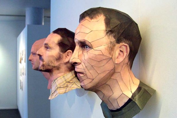 Полигональная модель лица
