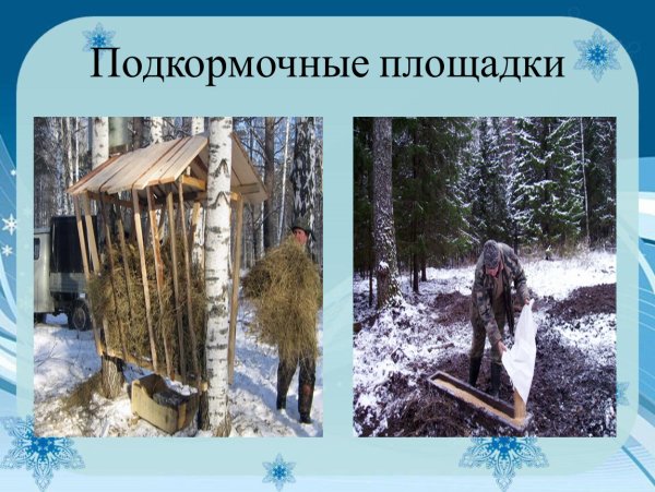 Труд людей зимой
