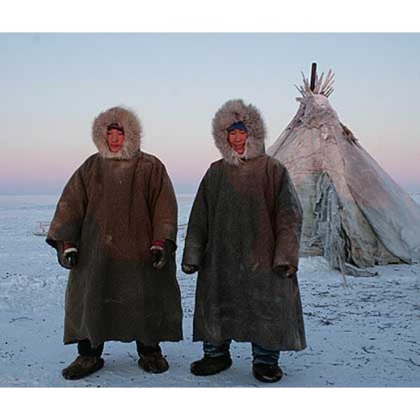 Чукчи в тундре