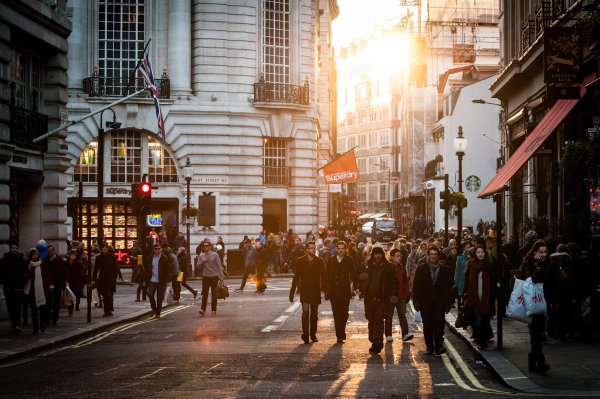 London City улица ljudi
